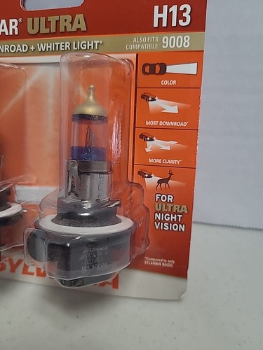 Sylvania SilverStar/H13 (9008) ultra High Performance Headlight + whiter light - 第 3/5 張圖片