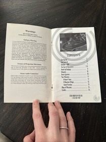 Sega CD Manual Only Surgical Strike W/Reg Card Some Damage To Manual