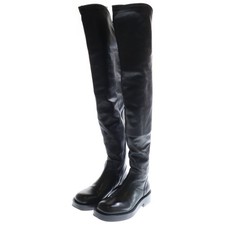 ANN DEMEULEMEESTER 21AW Nicky Otk Boots Leather Long Knee High Used JAPAN