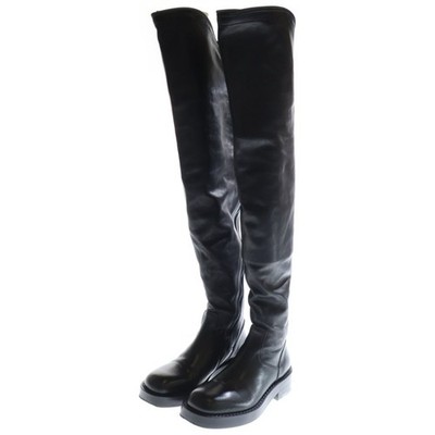 ANN DEMEULEMEESTER 21AW Nicky Otk Boots Leather Long Knee High Used JAPAN