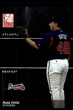 Russ Ortiz 2003 Donruss Elite #163 Braves MLB READ FREE SHIPPING AutographDen