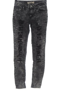 MISS MISS Hüftjeans Damen Jeans Gr. DE 36 schwarz-hellgrau Casual-Look