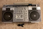 Vtg SANYO M-X920 MX920 GHETTOBLASTER Boombox WORKS!!!  NEEDS SERVICED.  READ!