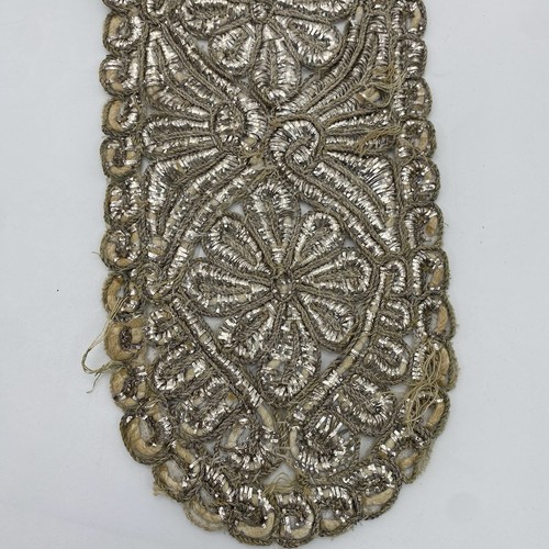 Vintage/Antik Sterling Silber & Goldarbeit Atarah für Tallit - Judaica - Bild 10 von 12