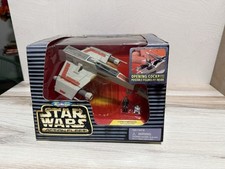 1997 Micro Machines Star Wars Action Fleet E-Wing Starfighter w  Rebel Pilot R7