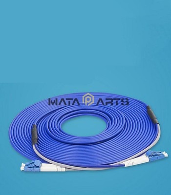Armored Cable Fiber Optic Patch Cord LC-LC UPC SM 9/125 Duplex Fiber Cable 25M
