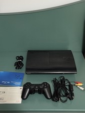 Sony PlayStation 3 Super Slim 500GB Console - Nera come nuova Da Collezione
