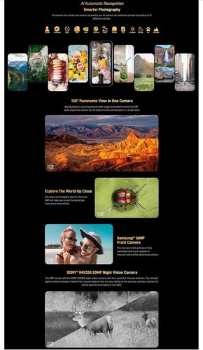 DOOGEE S89 Rugged Smartphone Android Unlocked 8GB + 128GB 12000mAh Battery New - Picture 7 of 9