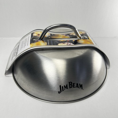 Jim Beam JB0181 9" Burger Cover and Cheese Melting Dome, Silver New - Picture 2 of 7