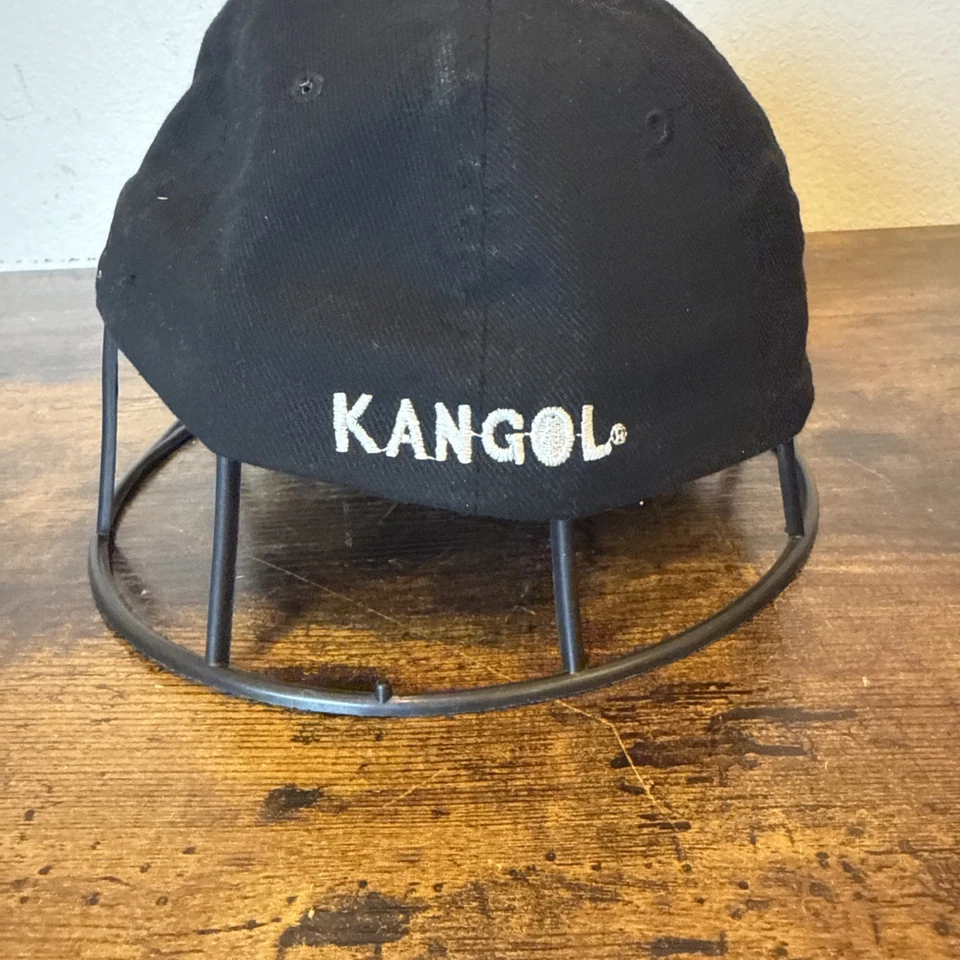 Boné Kangol preto beisebol cor flexfit hip hop tamanho grande - Imagem 3 de 4