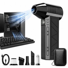 Electric Air Duster for PC Keyboard Cleaning Rechargeable Cordless Turbo Blower