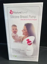 NATURE BOND SILICONE MANUAL BREASTFEEDING PUMP WITH SILICONE STOPPER MILK SAVER 
