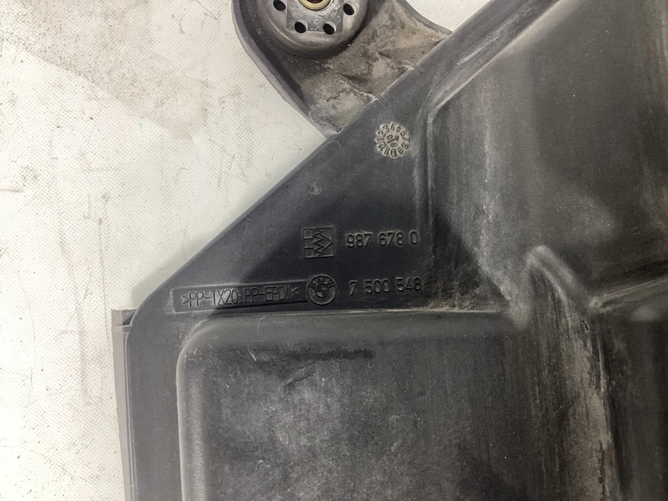 BMW 750i E65 2006-2008 caja de admisión de aire para pasajeros filtro limpiador cubierta exterior OEM Foto 2 de 4