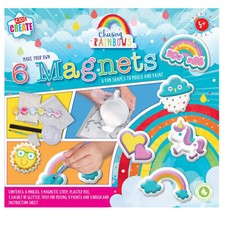 Kids Create Make Your Own Magnets Mould Paint Arts Crafts Mermaid Rainbows 5+