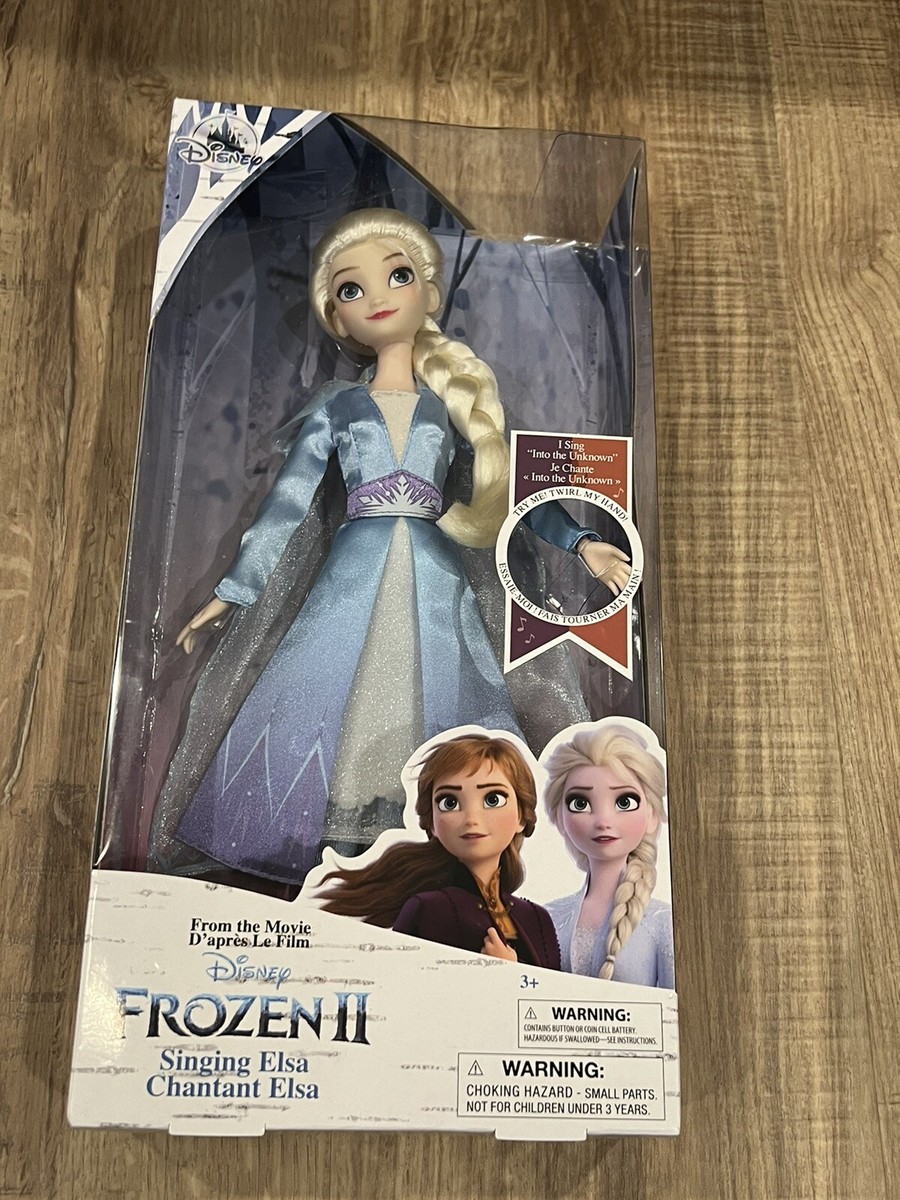 Disney Store Frozen Singing Elsa Doll New In Box
