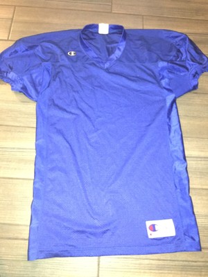 blue football jersey blank