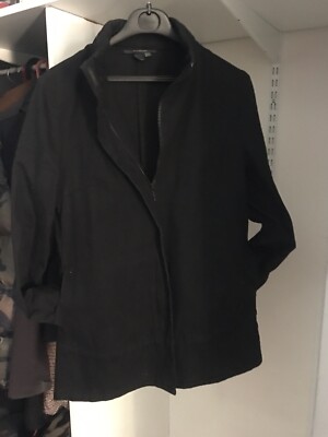 Veste Zara Noire Avec Capuche Et Poches - Taille 38 - Occasion Très Bon état