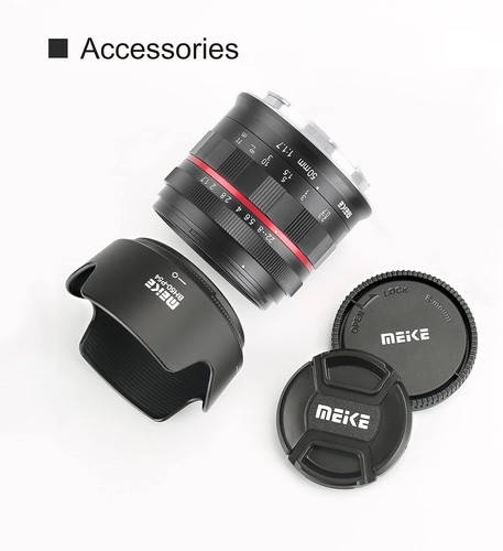 Meike 50mm F/1.7 Sony E-Mount Full Frame Large Aperture Manual Focus Lens - Picture 9 of 19