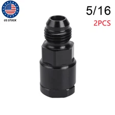 2PCS Fuel Line EFI Adapter 6AN Male to 5/16 Fuel Rail Quick Connect Fitting US