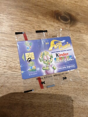 25 Kinder Surprise 98 Ferrero 1800ex Print Telecard Phone Card New!