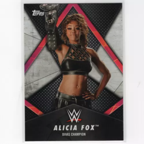 Alicia Fox 2018 Topps WWE Women's Division Divas Champion Insert WC-4