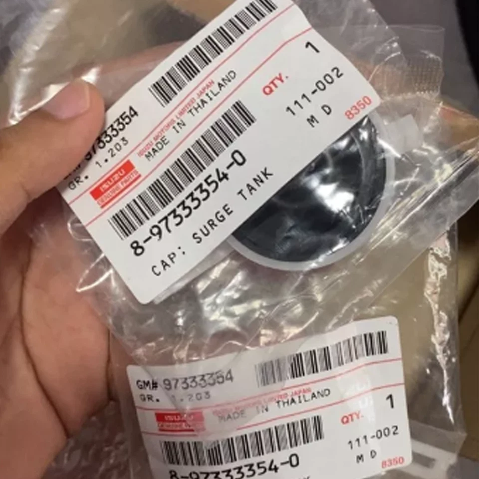 12 Pcs Surge Tank Cap Cover Water Tank White For Isuzu D-Max 2003-2011 Genuine - Image 4 of 4