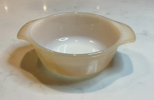 VTG Fire King Anchor Hocking No. 472 12oz Peach Luster Ware Bowl 5In Cottagecore