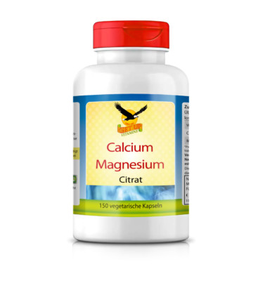 Get UP  Calcium Magnesium CalMag 2:1 Citrat, 150 Kapseln