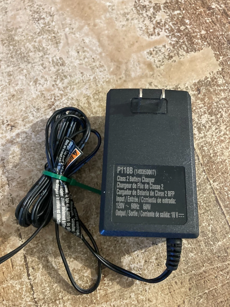 Ryobi p118b online 18v battery charger