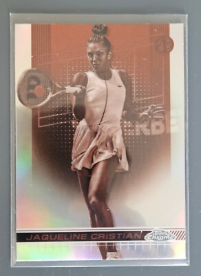 2024 Topps Tennis Chrome Jaqueline Cristian Sepia