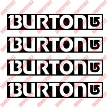 BURTON Decal Burton vinyl sticker Snowboarding Decals - Any Size Any Color