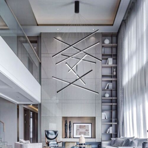 Black Chandelier Lighting LED Home Pendant Light Kitchen Lamp Bar Ceiling Lights - Picture 8 of 9
