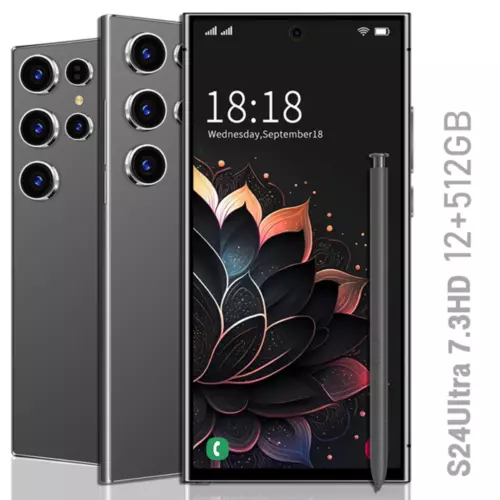 Unlocked 7.3" S24 Ultra 5G Smartphone Android 14 Dual SIM Mobile Cell Phones - Picture 1 of 28