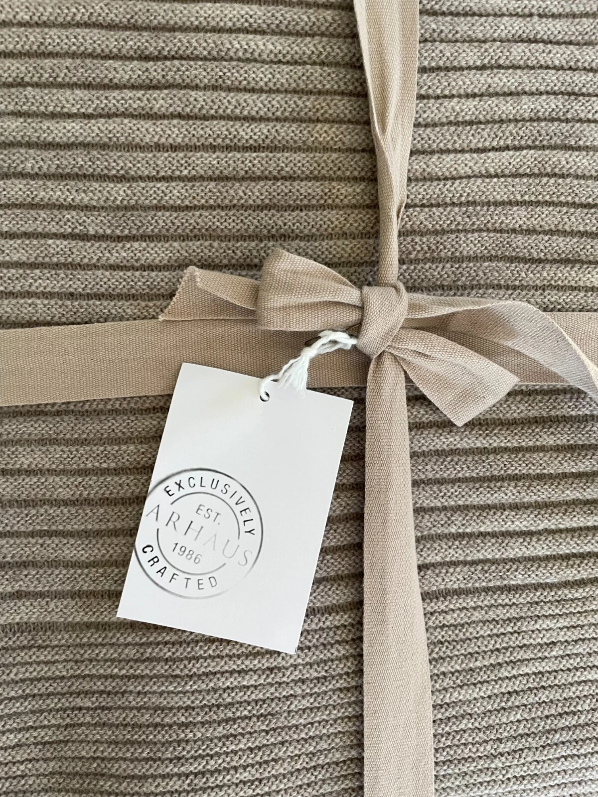 Arhaus Rib Knit Throw - Thumbnail 2