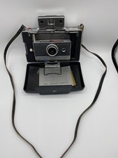 Vintage Polaroid Land Automatic 100 Camera With Strap -Great Condition Untested