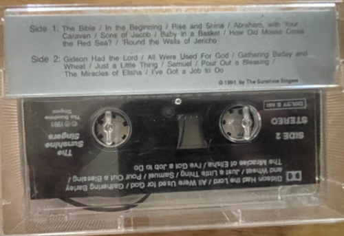 Great Adventures, Part 1 - Through the Bible in Story & Song (Cassette), 1991. - Picture 3 of 5