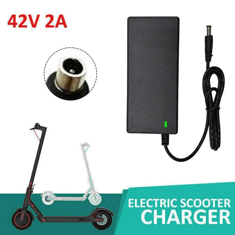 Brand New Power Adapter AC 100240V Black DC 42V 2A Electric Scooter