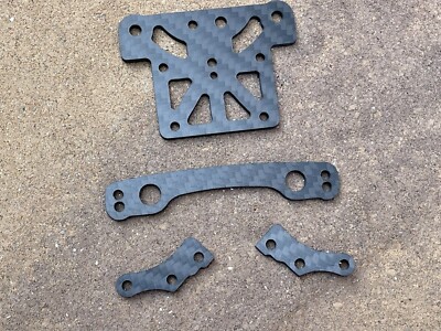 Carbon Fiber Top Plate + Steering Plate for Arrma Notorious Senton 6S BLX /EXB