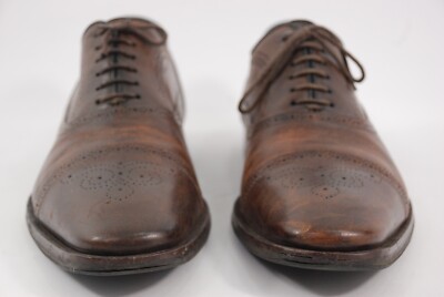 To Boot New York Brown Medallion Cap-Toe Oxford Men display picture 2