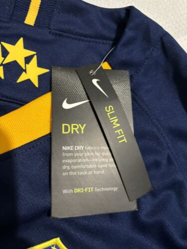 NWT Nike Boca Juniors Jersey Mens Medium 2019/20 CABJ Soccer Yellow Argentina - Picture 6 of 11