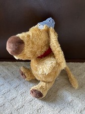 Kohls Cares Sandra Boynton Brown Dog Train Engineer Hat Stuffed Animal EUC