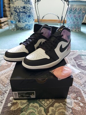 Jordan 1 Mid Zen Master Coral Black DM1200-001 Men Size 9 Fear of Jerry Travis 