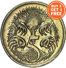 5 CENT AUSTRALIA - CHOICE OF DATE FROM 1966-2018 - CIRCULATED