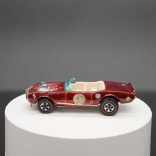 1969 Hot Wheels Redline Light My Fire Bird Red White Interior Hong Kong