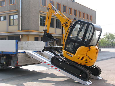 Auffahrrampen für Minibagger Länge 4,0 m - 5.150 kg Tragfähigkeit