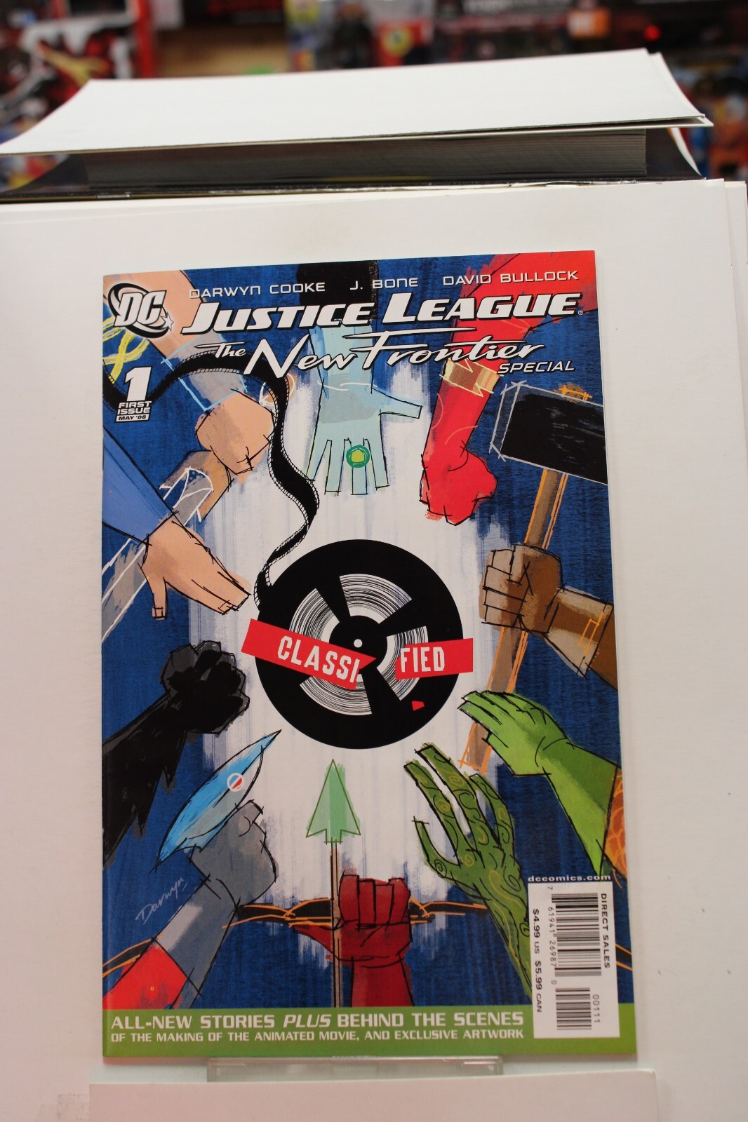 JUSTICE LEAGUE: NEW FRONTIER #1 (2008) Superman, Batman, Darwyn Cooke ...