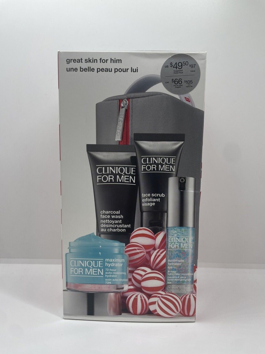 CLINIQUE FOR MEN エイジングケア保湿クリーム 5本セット Clinique Great Skin For Him 5pc Skincare Gift Set for Men