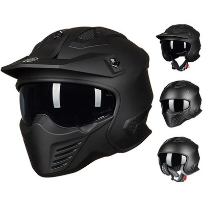 ILM Open Face 3/4 Motorcycle Half Helmet for Moped ATV Cruiser Scooter DOT 726X