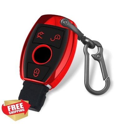 MILD EAST Mercedes Benz Key Fob Cover D-Red