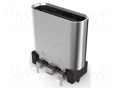 Steckverbinder: USB C 5A SMT PIN: 24 Buchse vertikal USB 3.2